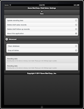Medical sales app screenshot: click for full-size
